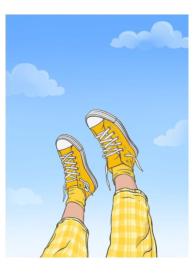 Yellow Sneaker