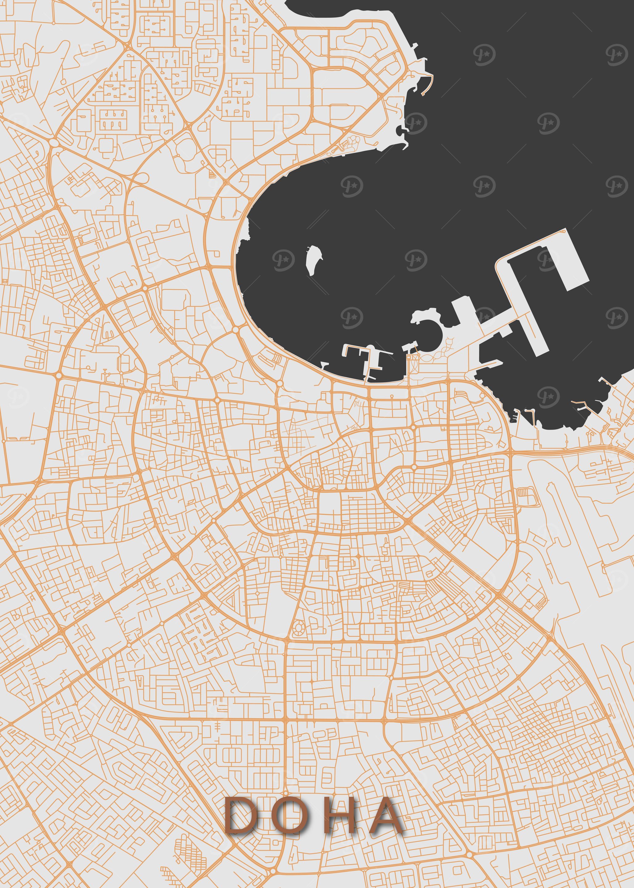 Doha Map