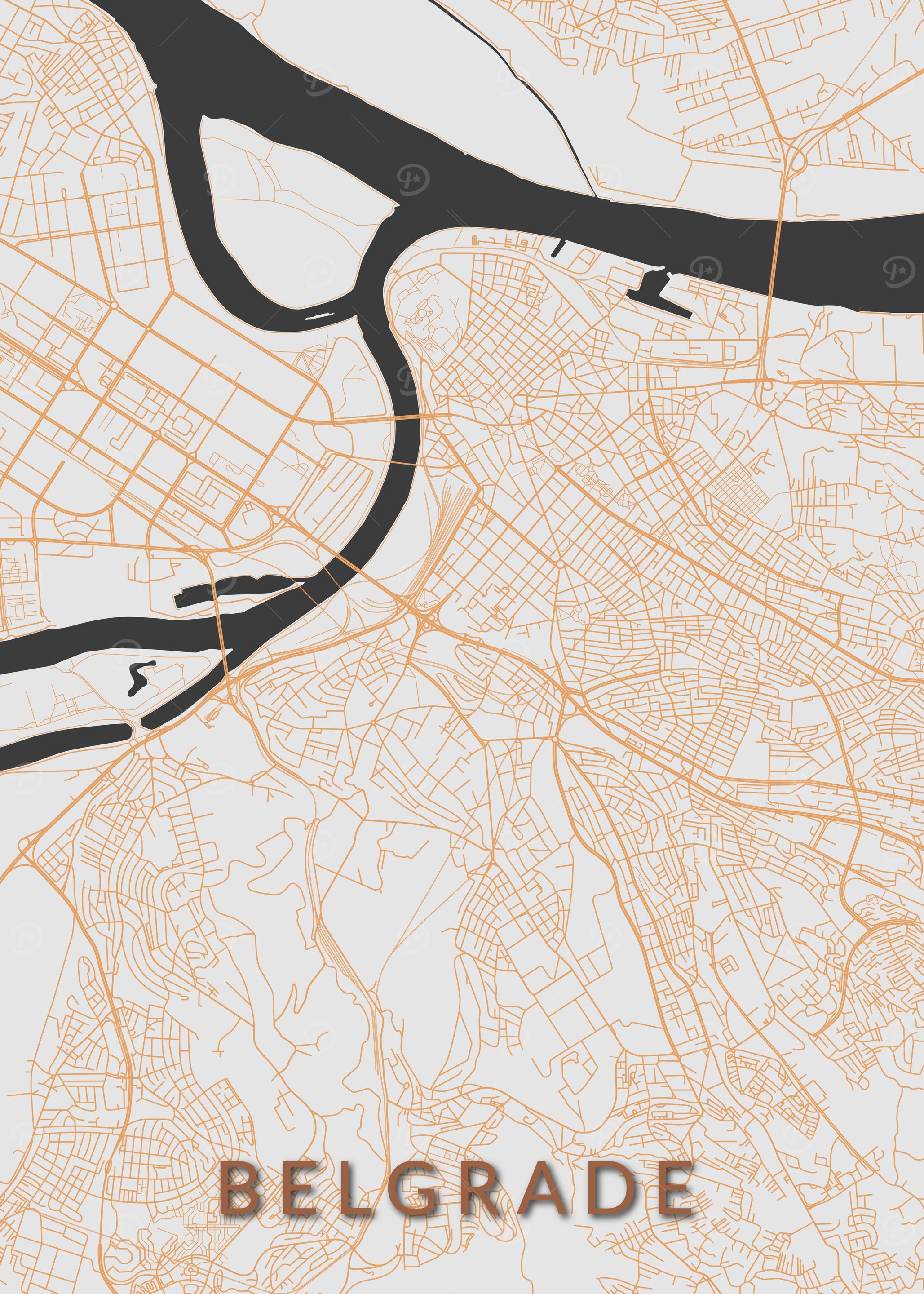 Belgrade Map
