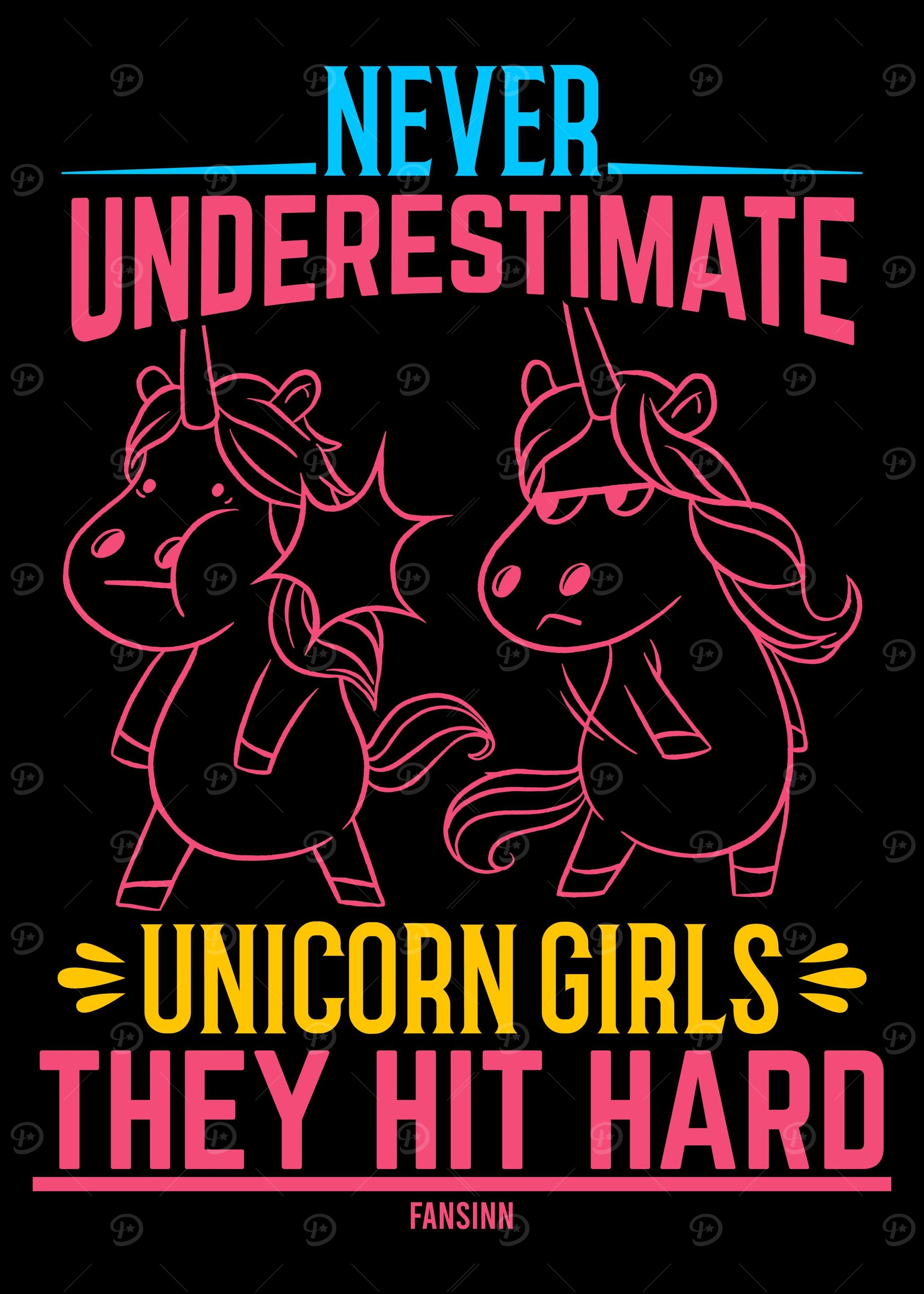 Unicorn girl funny daughte