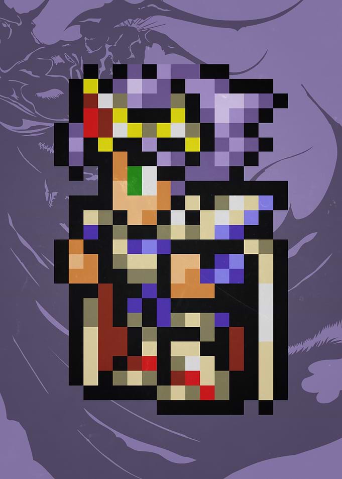 FF IV Cecil Pixel Sprite
