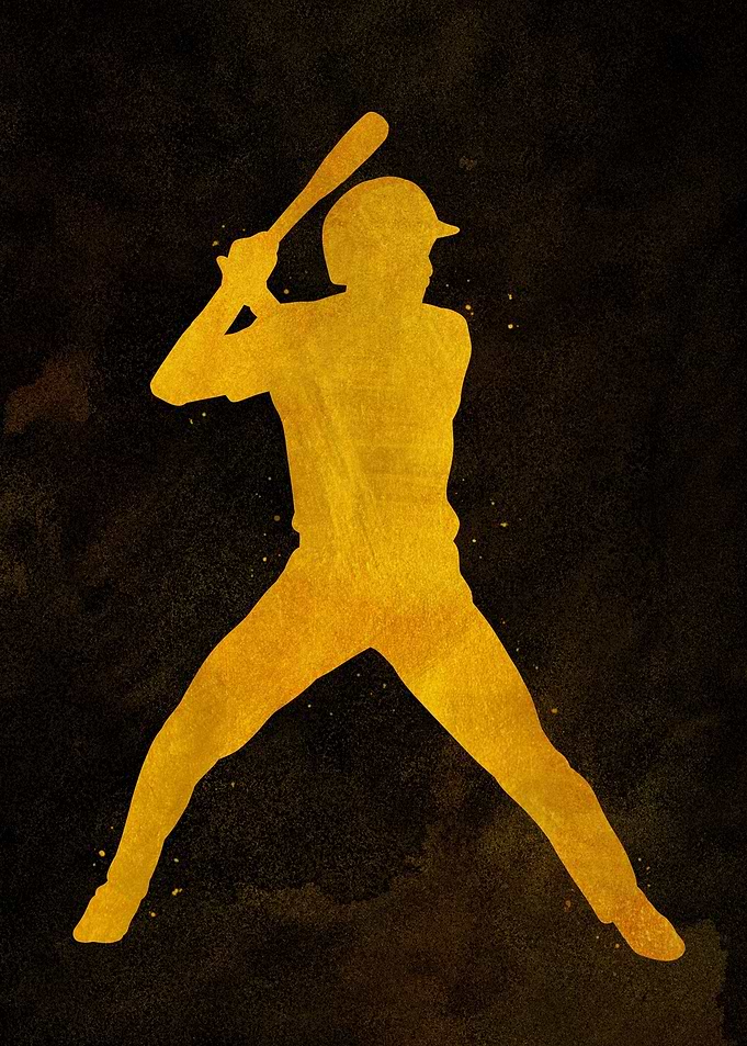 Baseball Player Batting