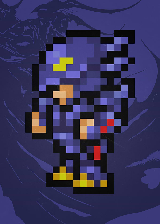 FF IV Cecil Pixel Sprite