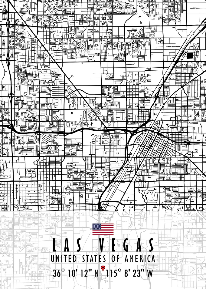 LAS VEGAS MAP USA