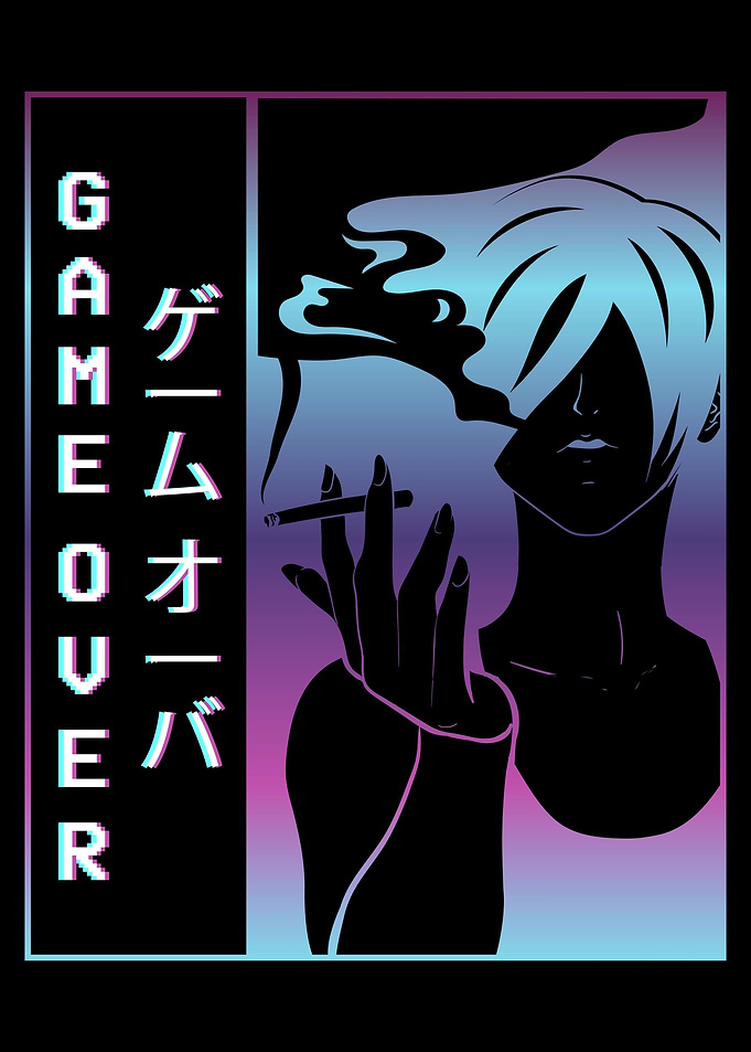 Smoking Anime Boy Japan