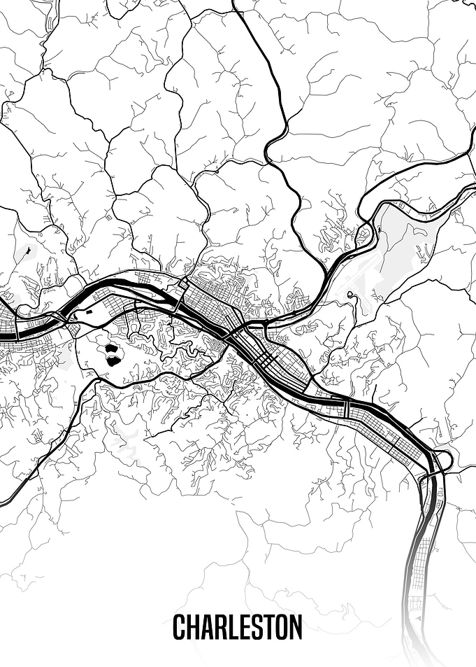 Charleston white map