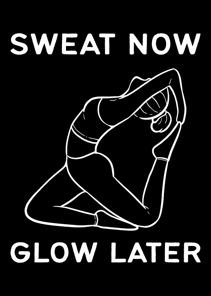 Glow later Healthy Person