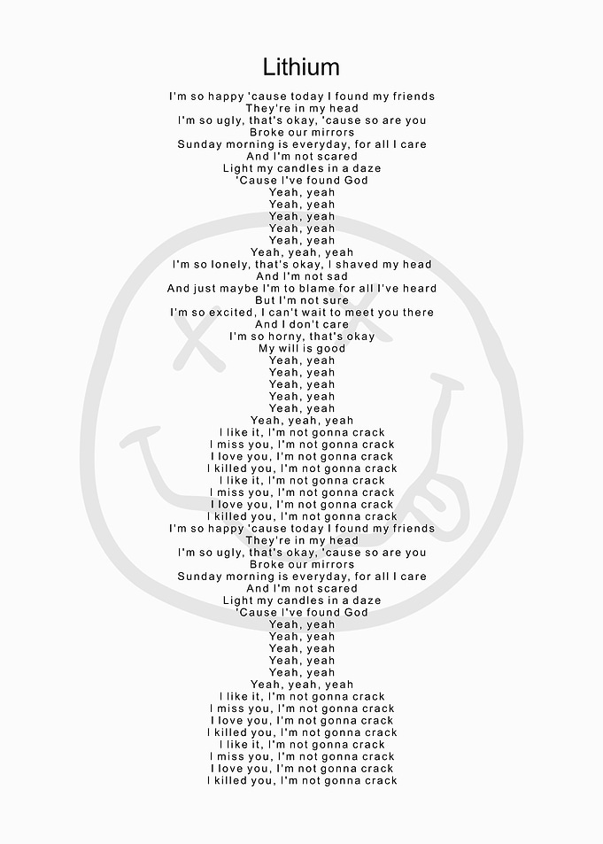 Nirvana Lyric