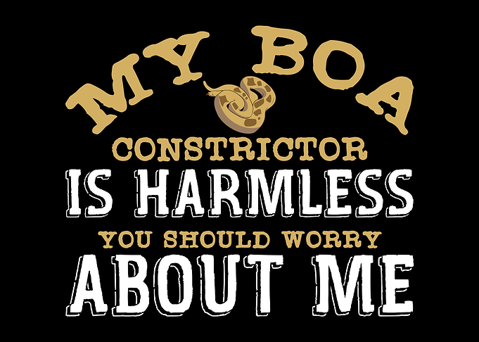 Boa Constrictor Joke Snake