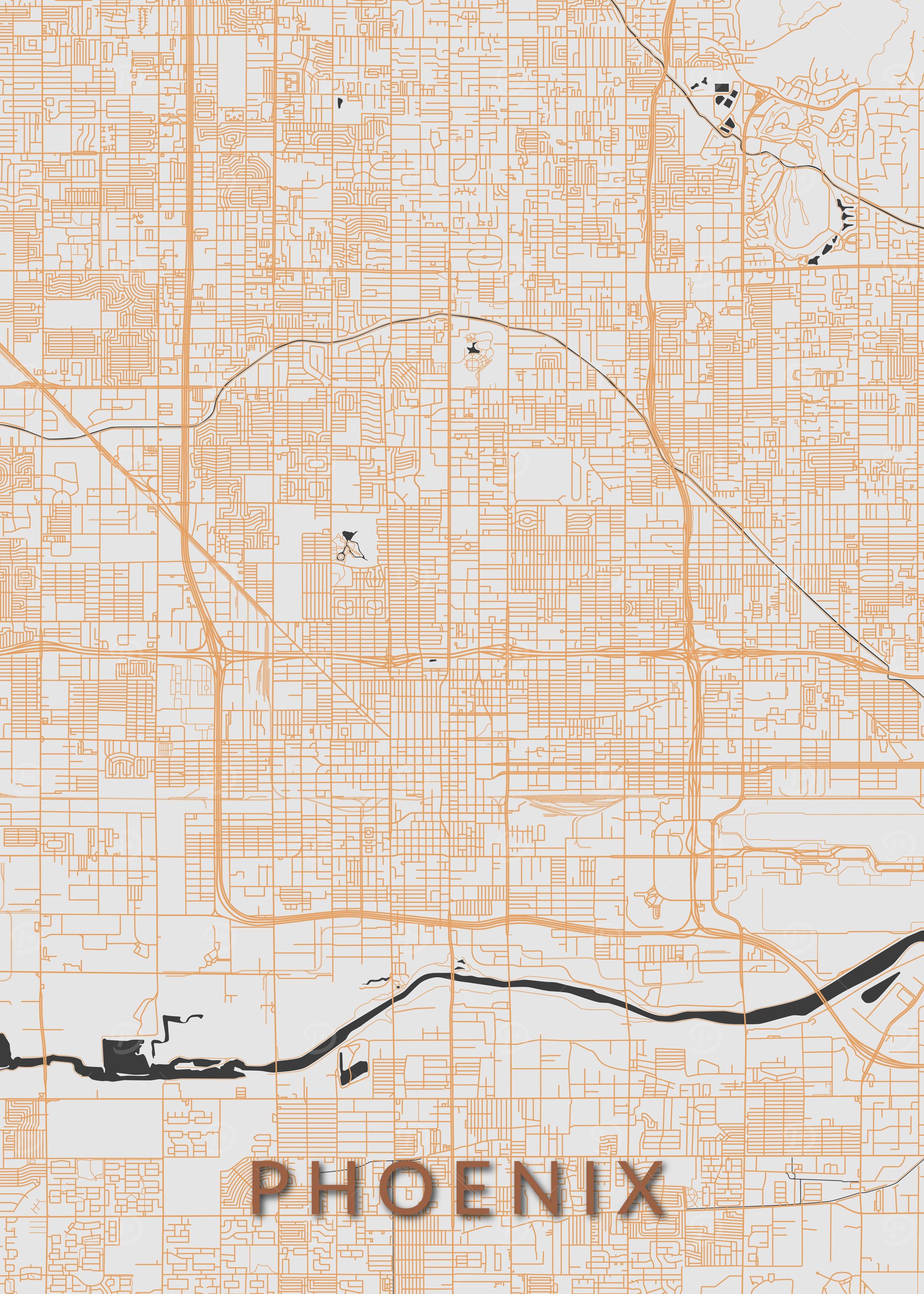 Phoenix City Map