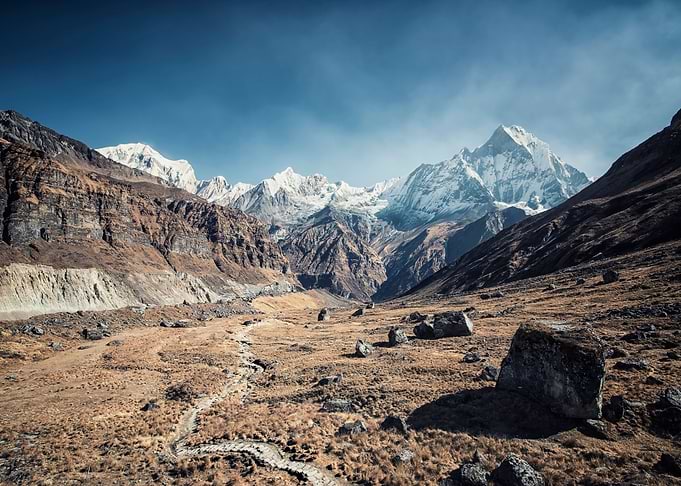 On the way to Annapurna