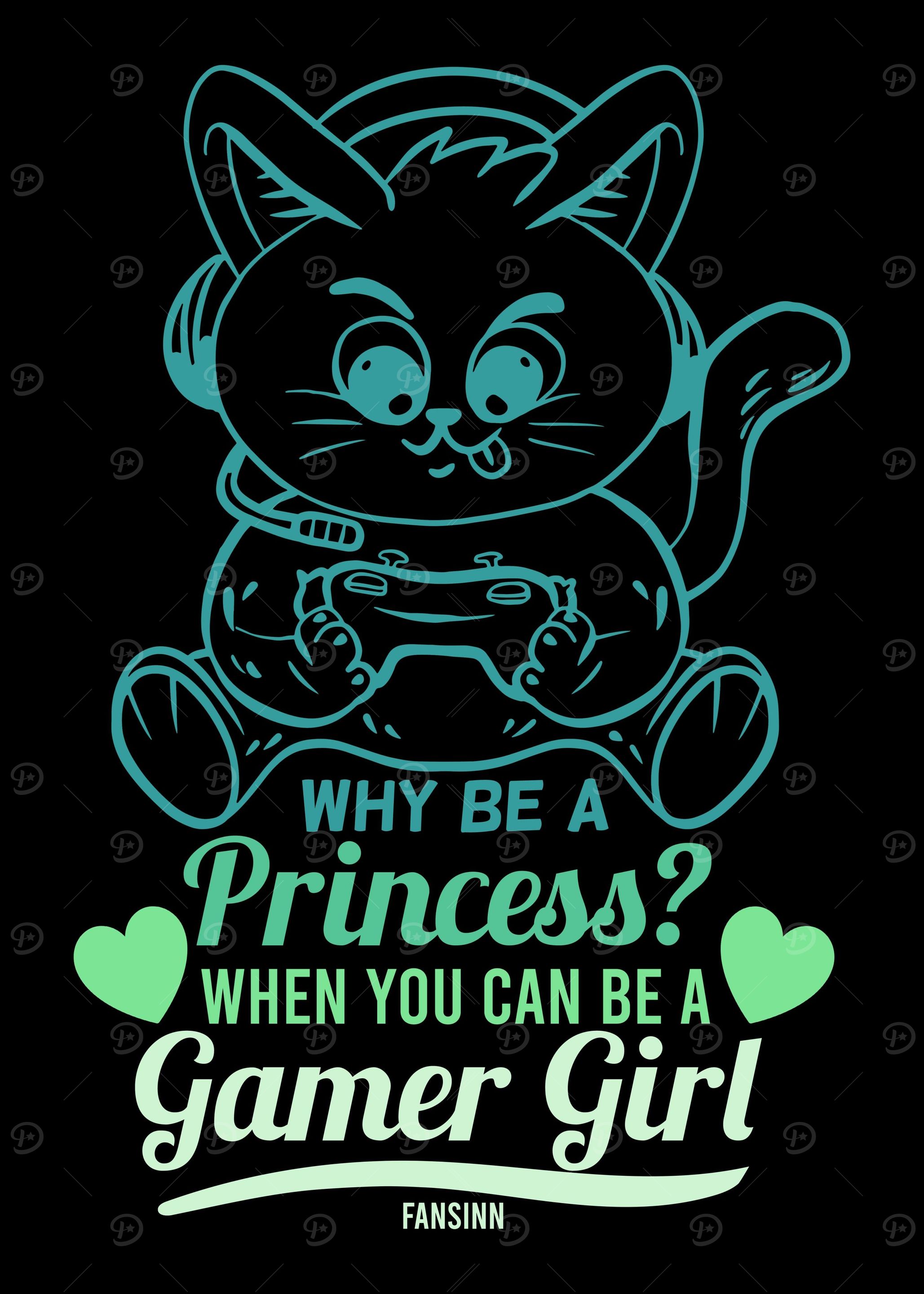 playing Princess Cat gamer