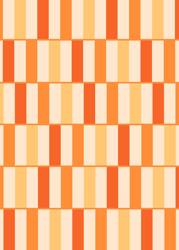 Long Blocks Orange Geo