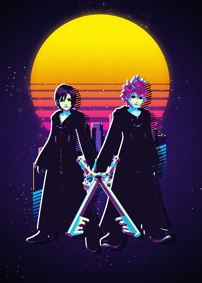 Kingdom Hearts Roxas Xion