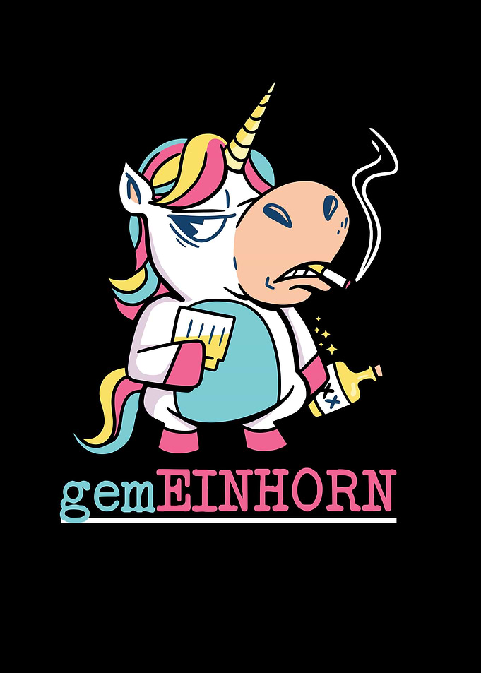 gemEinhorn Witzige Einhorn