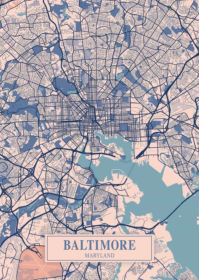 Baltimore Breezy Map