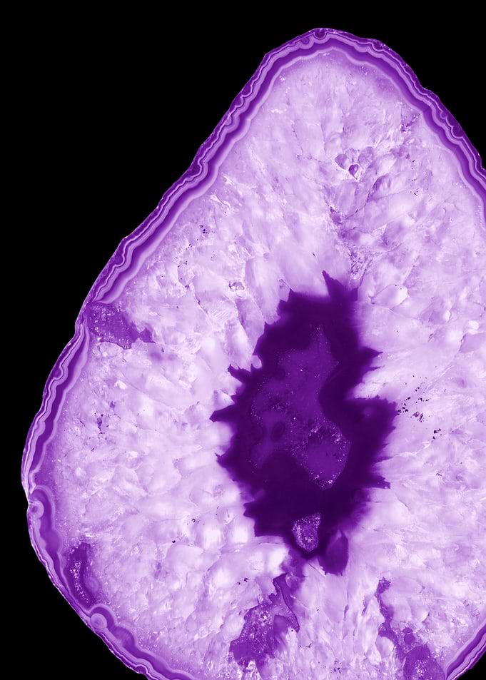 Purple Black Agate 1