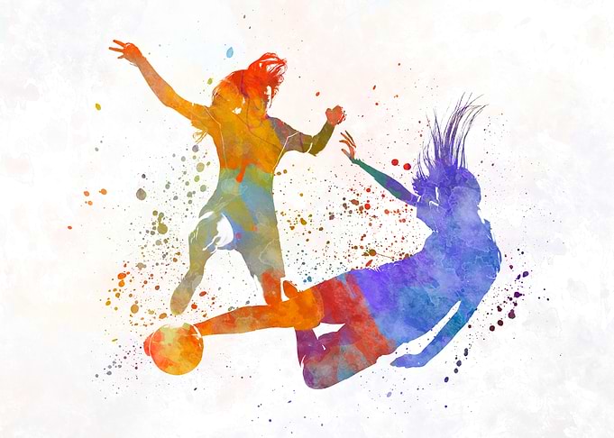 Women soccer players