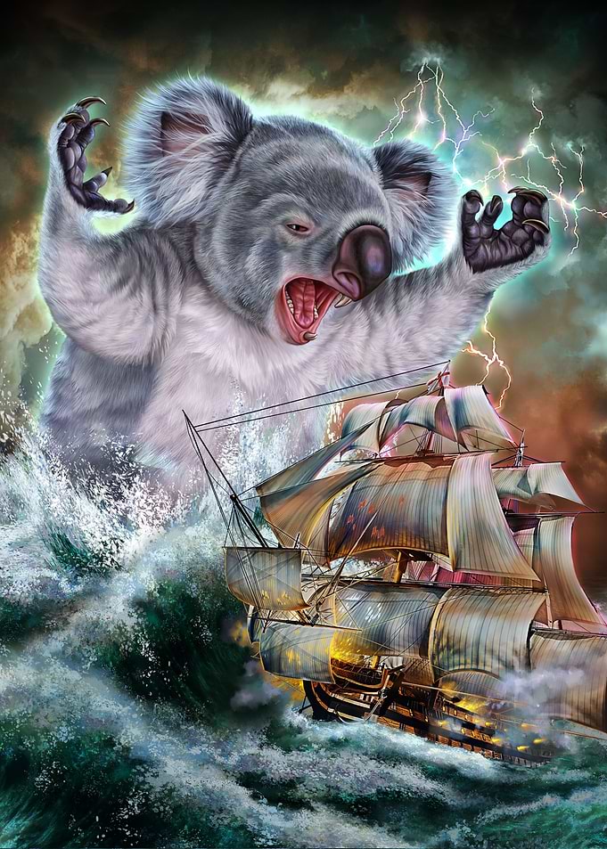 Monster Koala Kraken