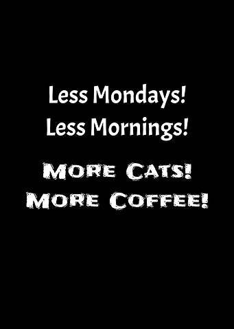 Less More Cats Coffee