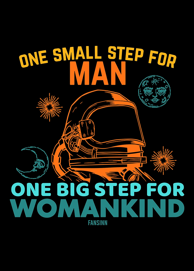 Astronaut girl woman space