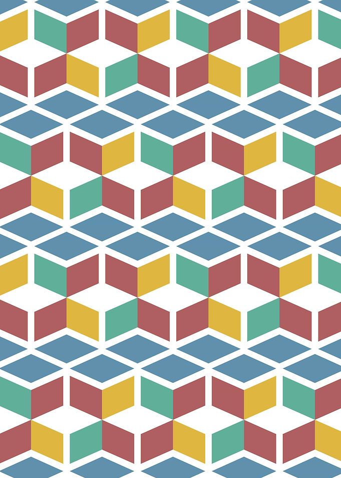 Colorful geometric pattern