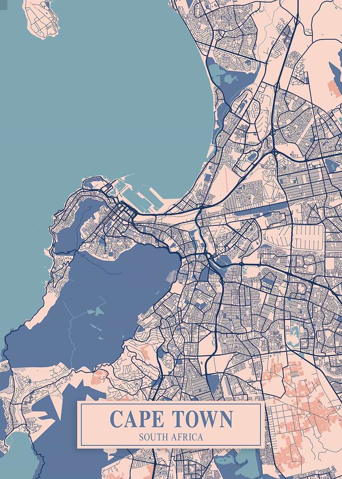 Cape Town Breezy Map