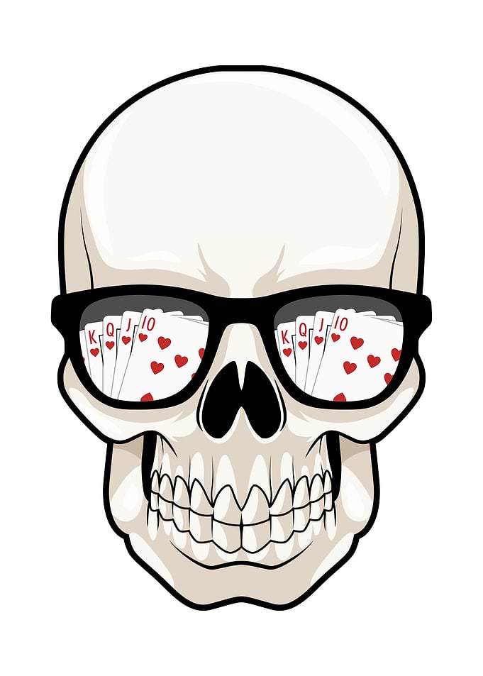 Skull Poker Poker cards