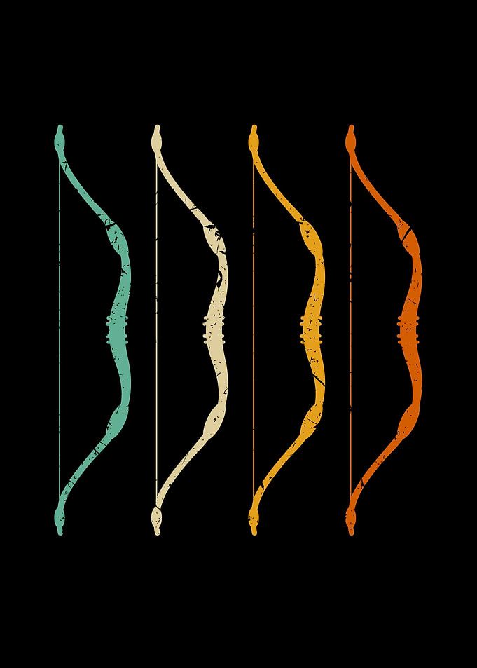 Recurve Bow Hunting Retro