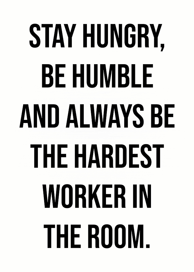 Hardest Worker In The Room