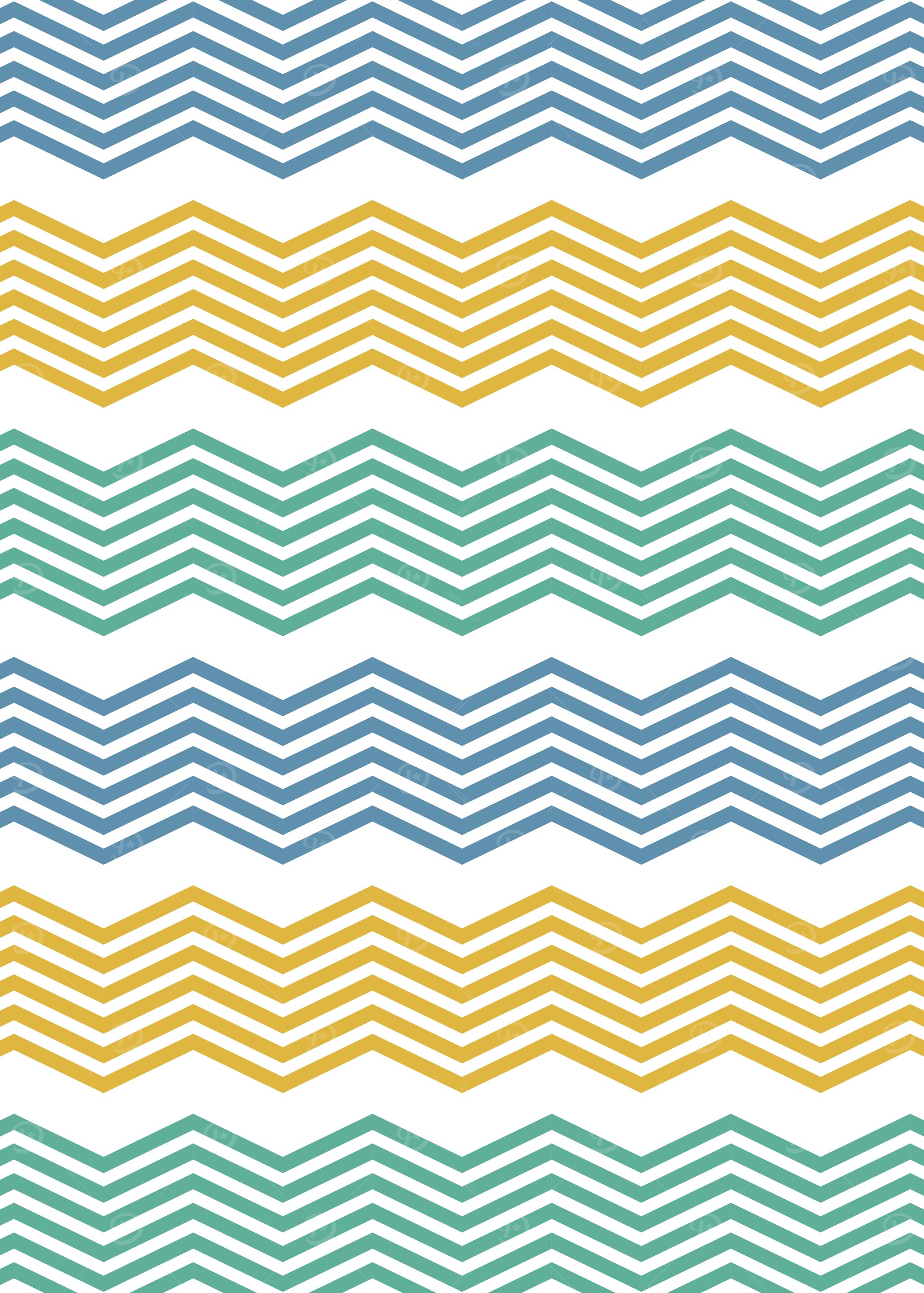 Colorful zigzag stripes