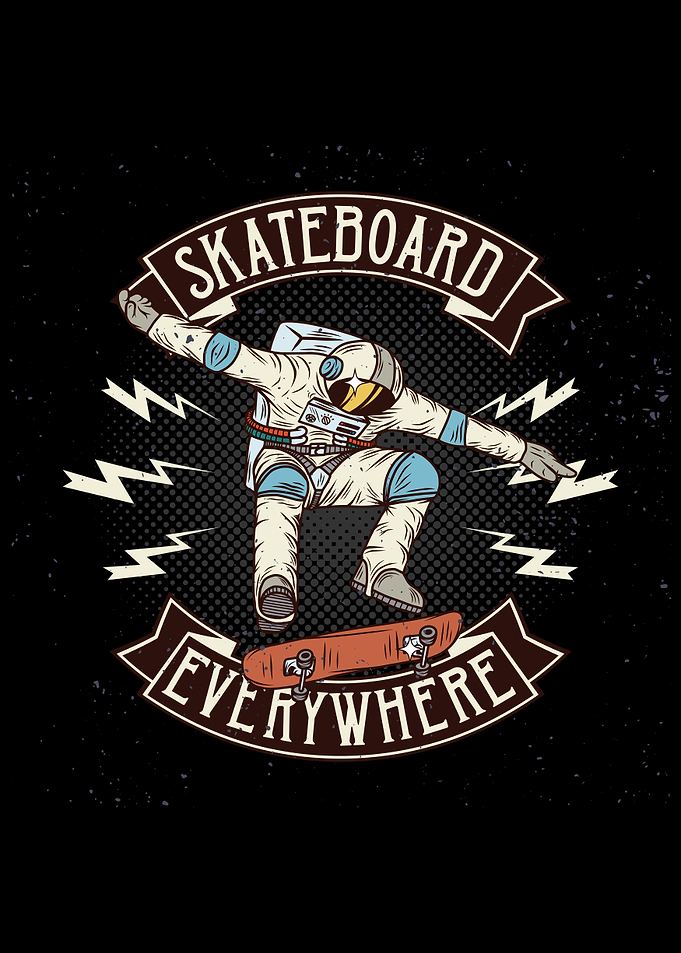 Astronaut Skateboard