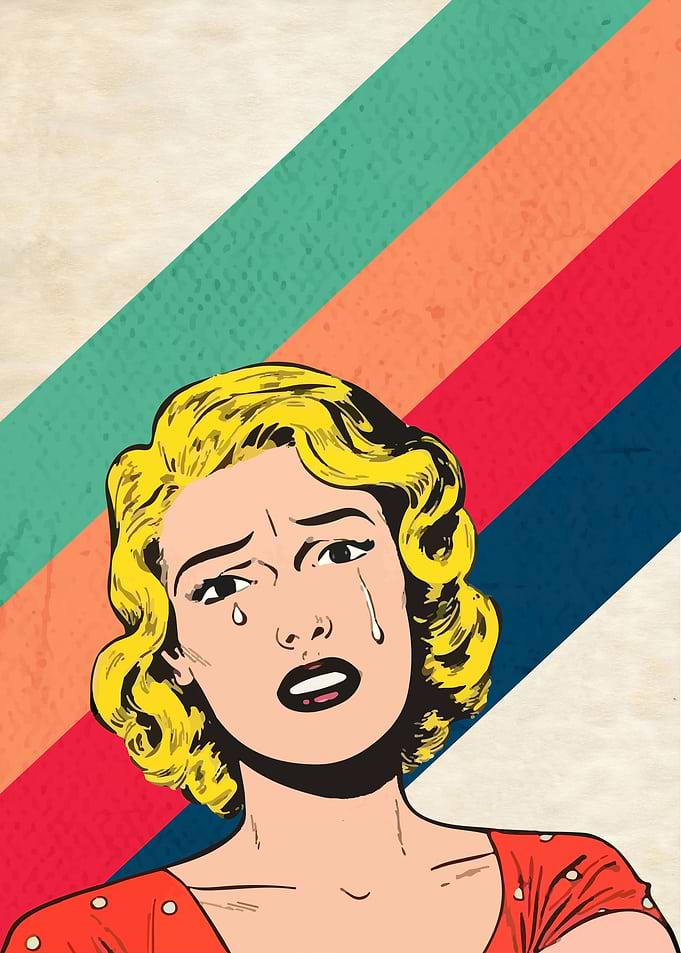 CRYING RETRO RAINBOW