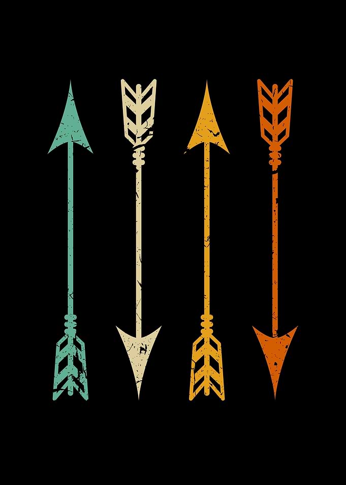 Vintage Archery Arrows
