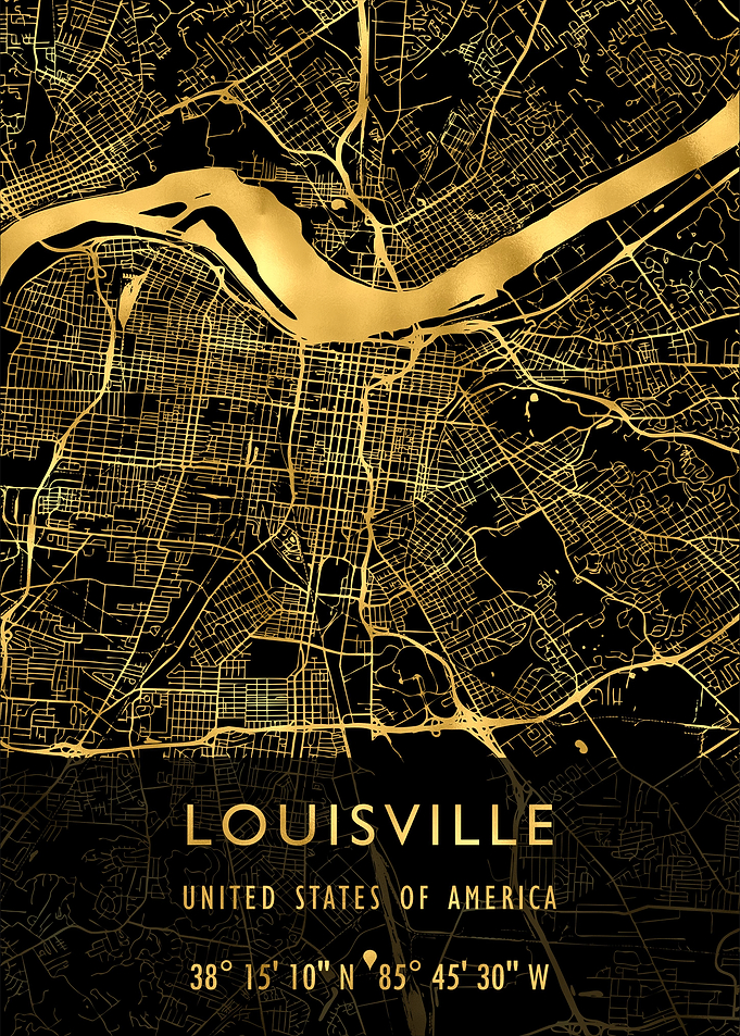 LOUISVILLE MAP USA