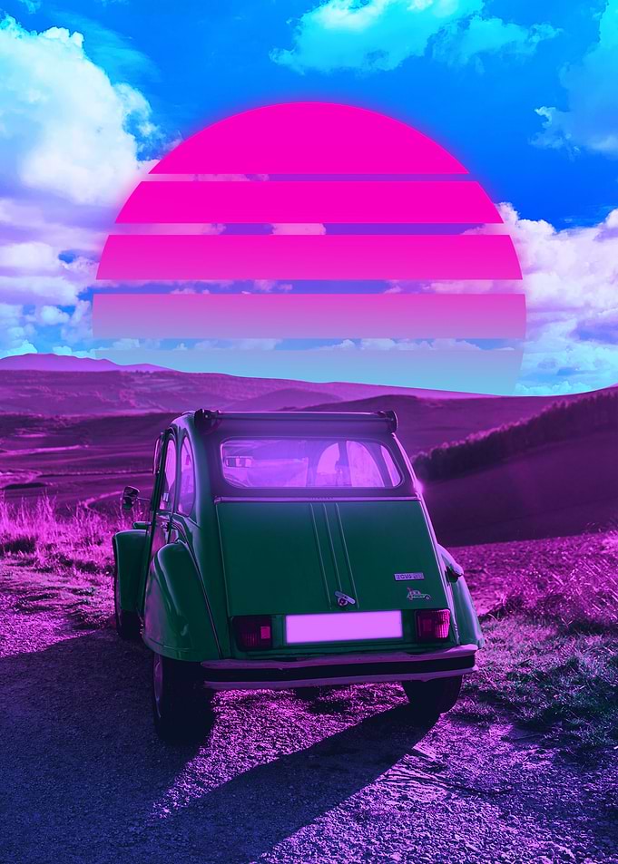 retro Van nature