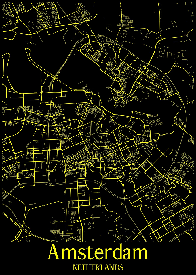 Amsterdam Map Netherlands