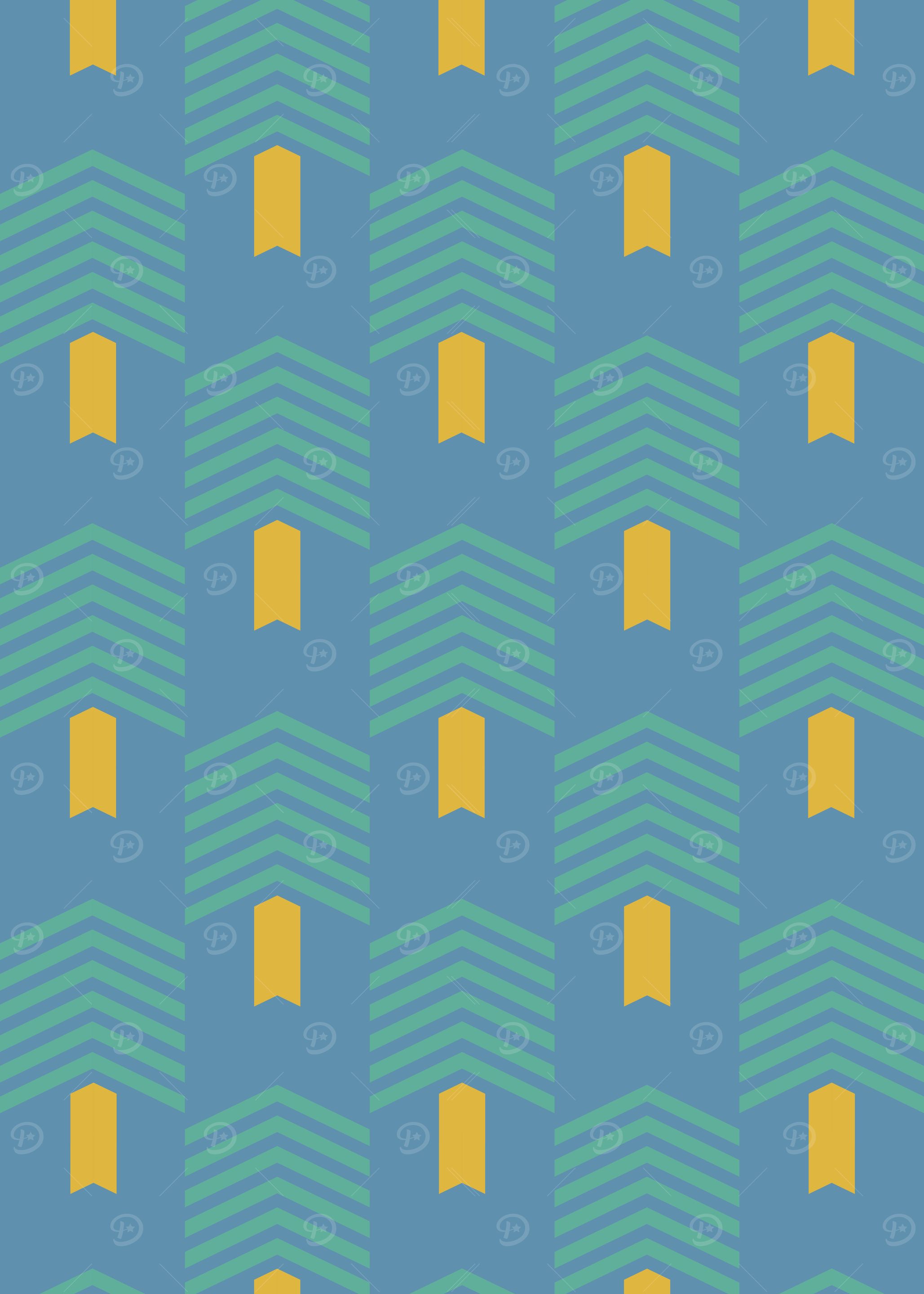 Minimal pine tree pattern