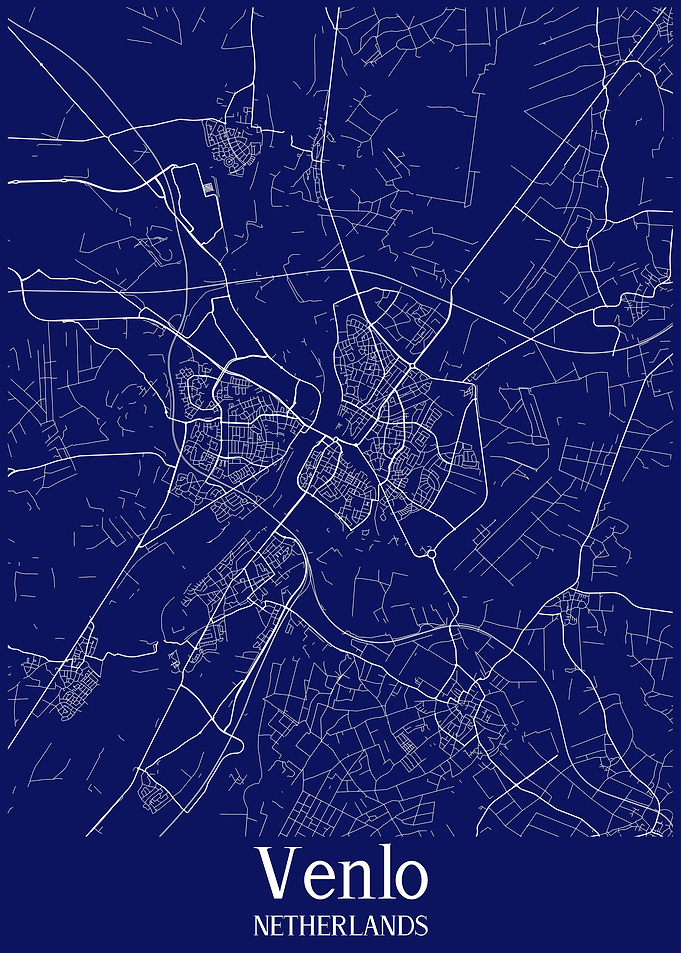 Venlo City Map Netherlands