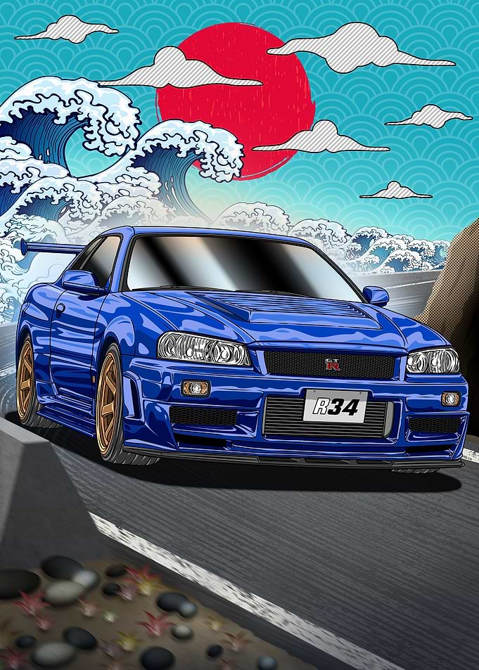Skyline GTR R34 Kanagawa