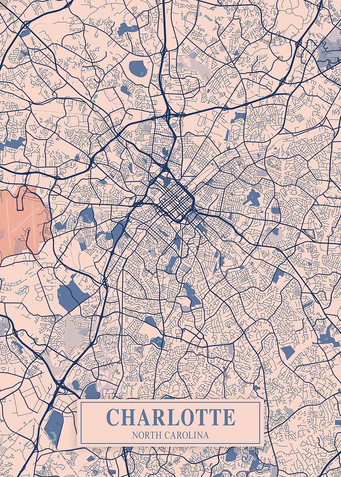 Charlotte Breezy Map
