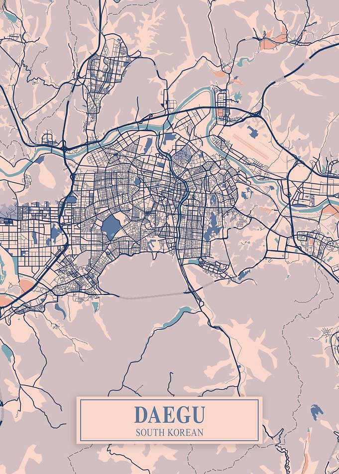 Daegu Breezy Map