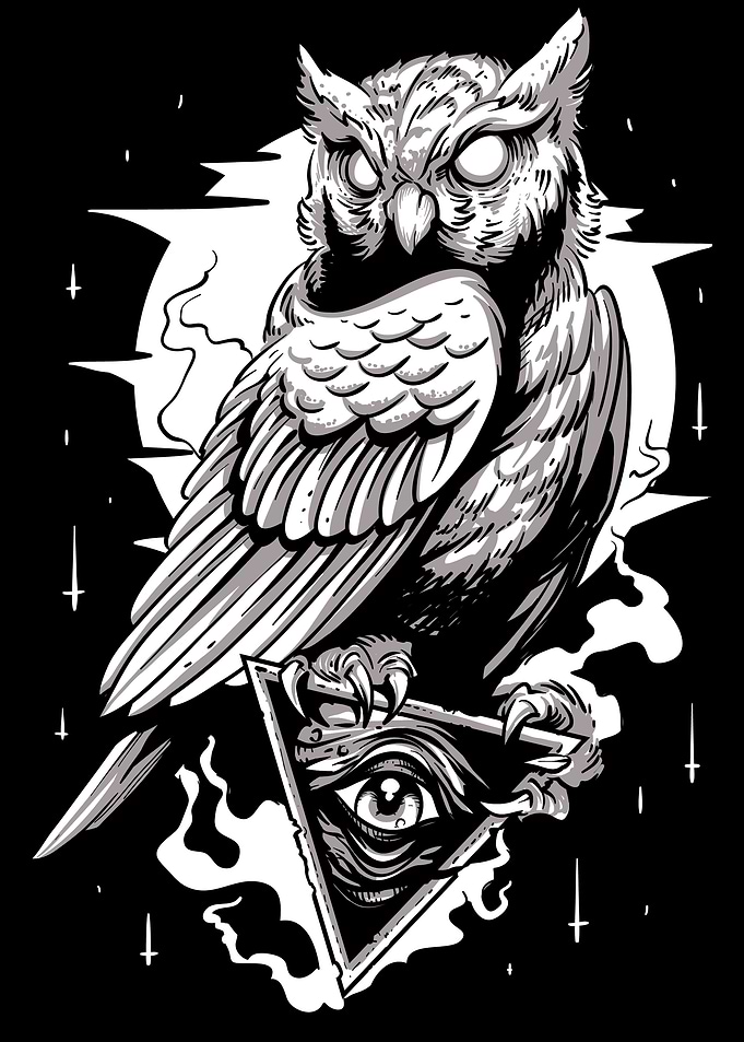illuminati owl poster