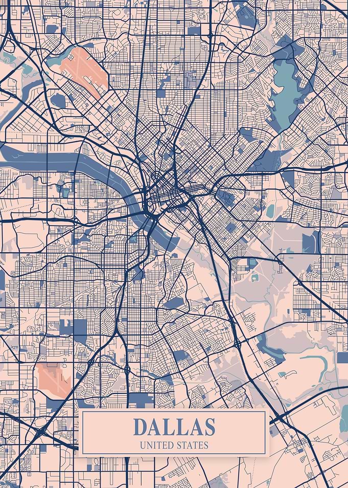 Dallas Breezy Map