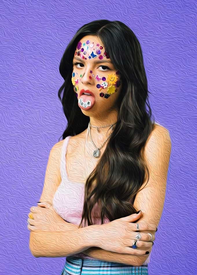 Olivia Rodrigo Painting