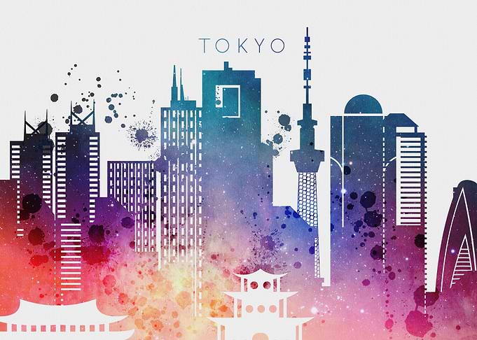 Tokyo Japan Skyline