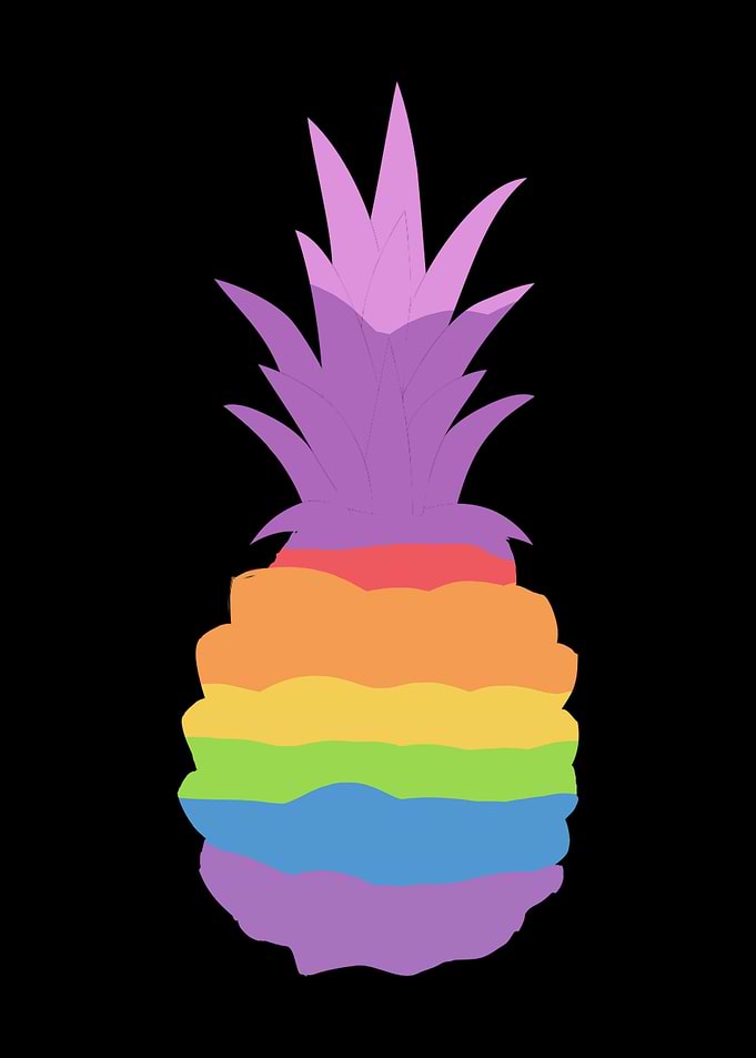 Rainbow Pineapple