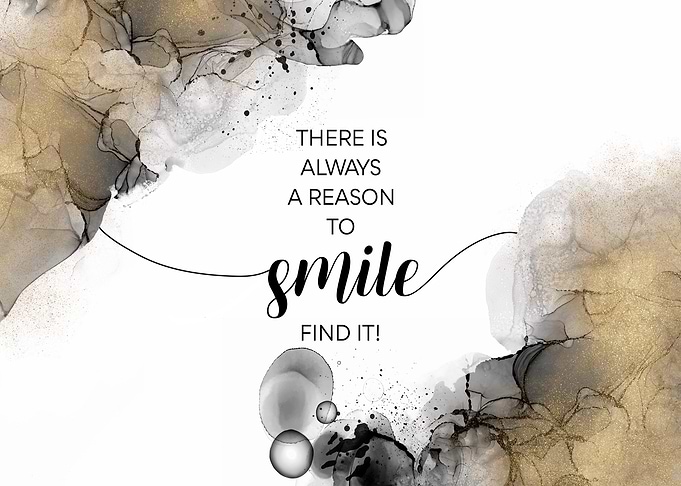 ALCOHOL INK Smile