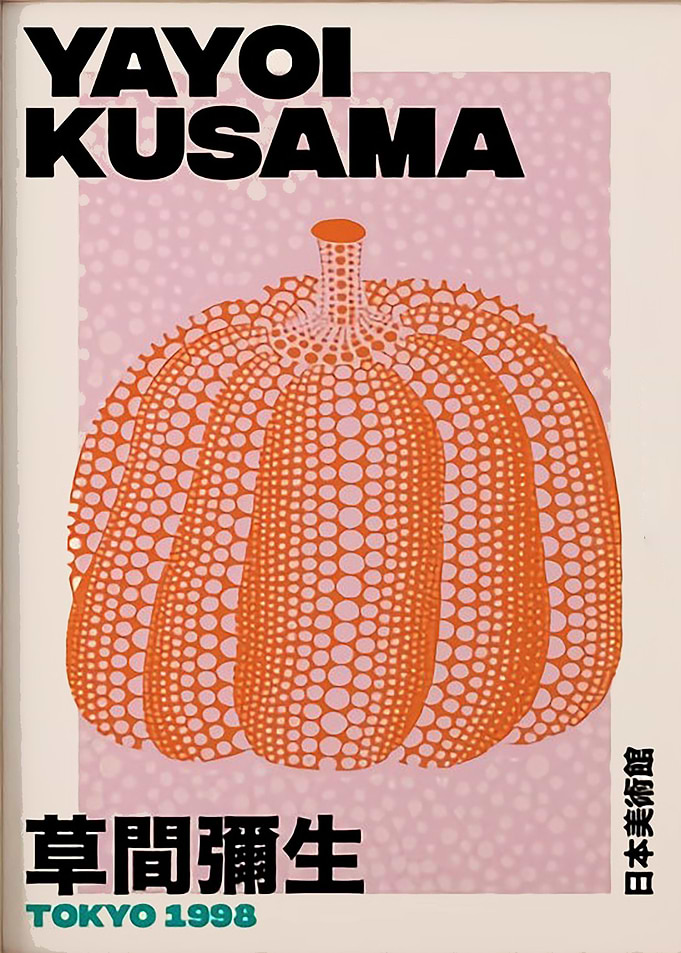 Yayoi Kusama Pumpkin Art P
