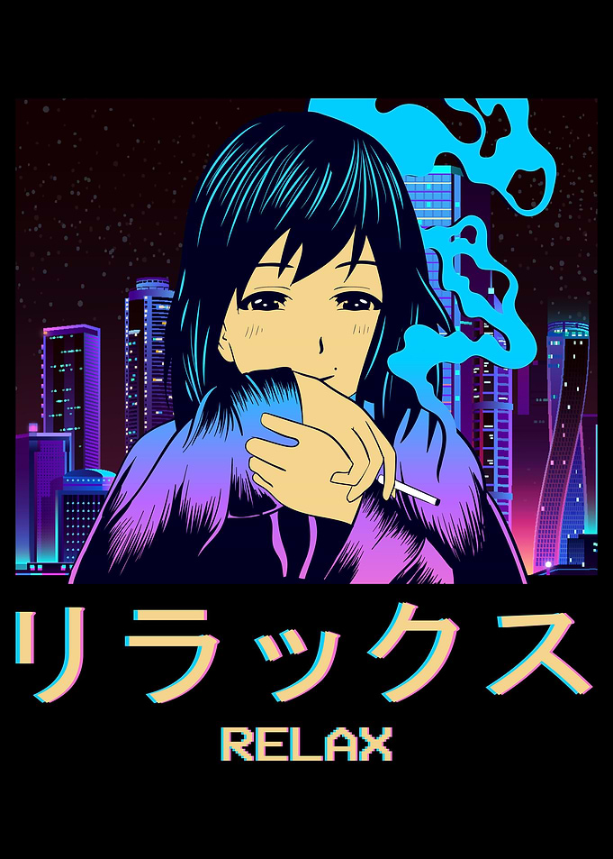Smoking Anime Girl Japan